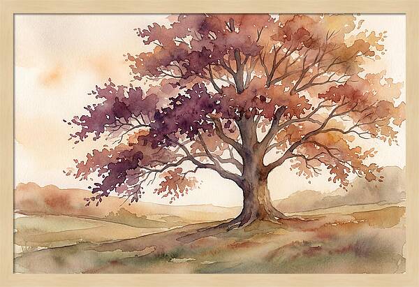Copper Beech Tree In Autumn