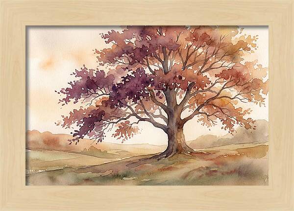 Copper Beech Tree In Autumn