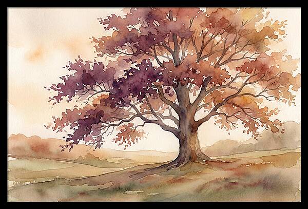 Copper Beech Tree In Autumn