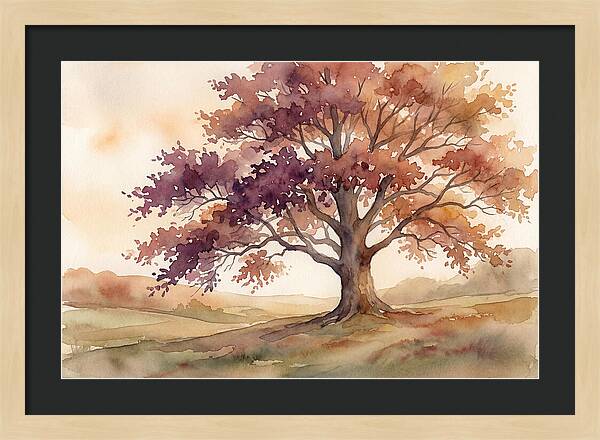 Copper Beech Tree In Autumn