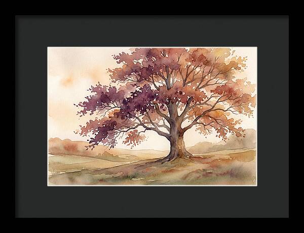 Copper Beech Tree In Autumn
