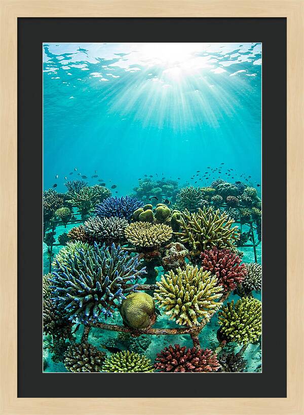 Coral Nursery Underwater Serenity