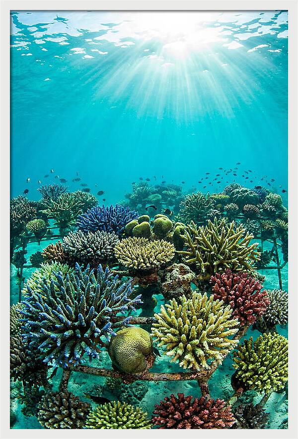 Coral Nursery Underwater Serenity