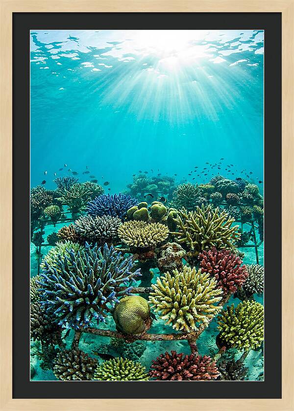 Coral Nursery Underwater Serenity