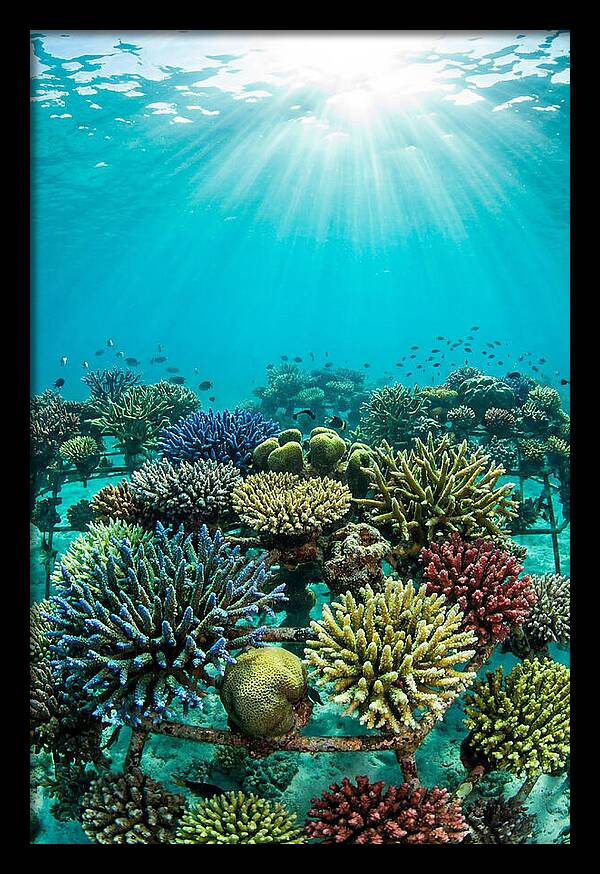 Coral Nursery Underwater Serenity
