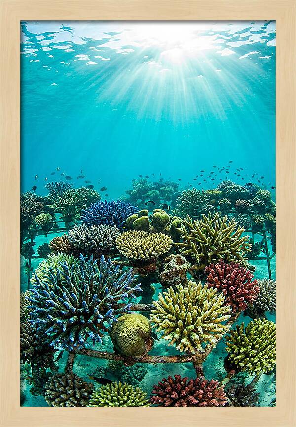 Coral Nursery Underwater Serenity