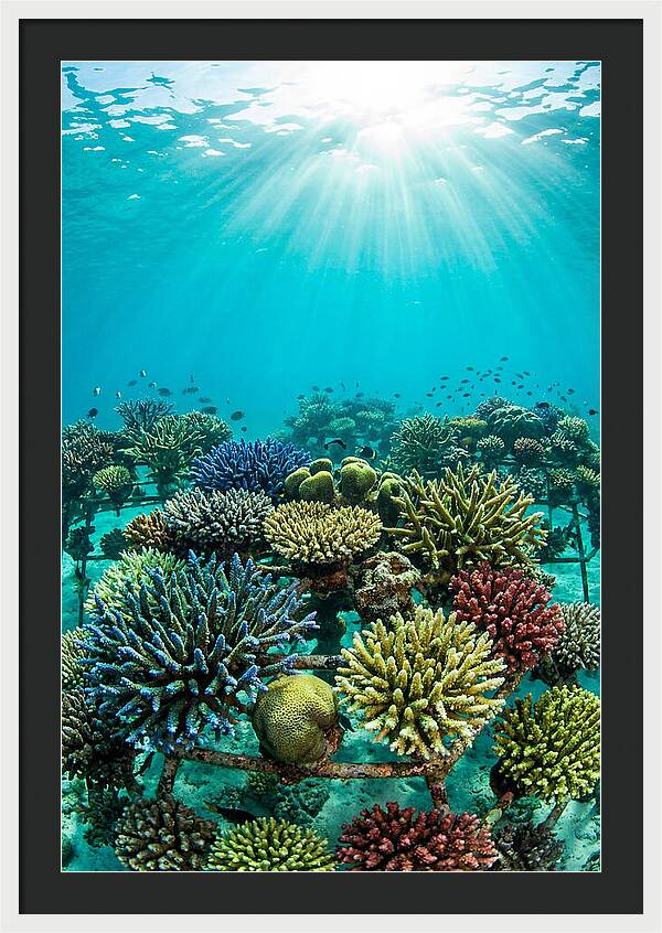 Coral Nursery Underwater Serenity
