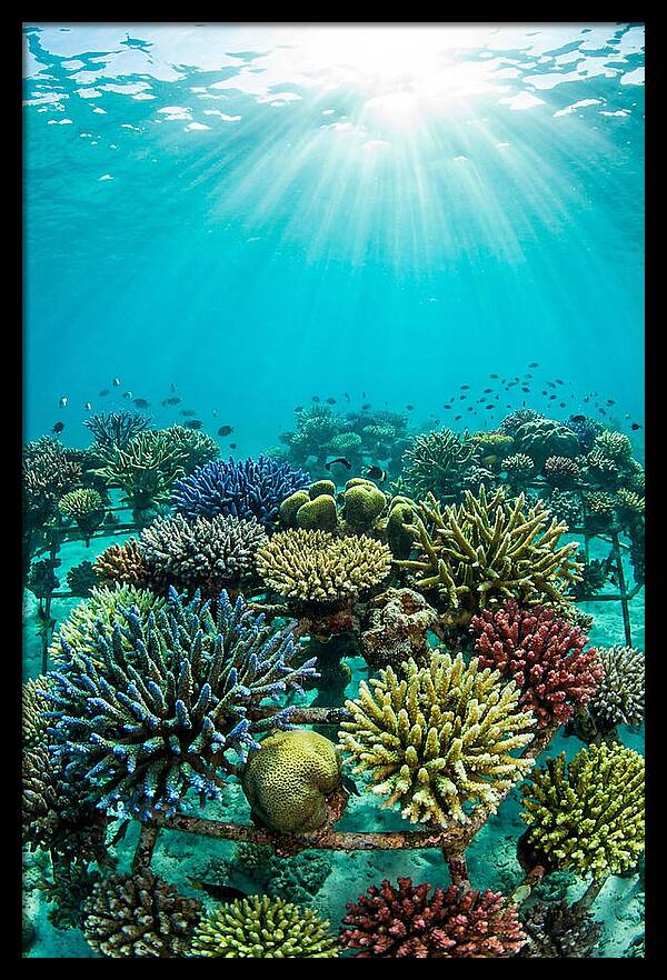 Coral Nursery Underwater Serenity