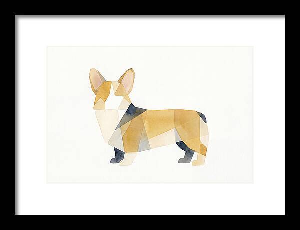 Corgi In Geometric Harmony