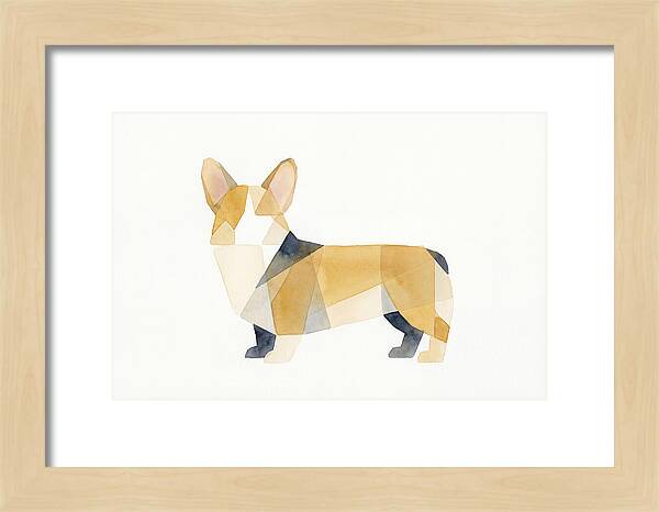Corgi In Geometric Harmony