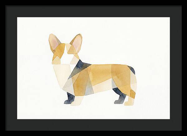 Corgi In Geometric Harmony