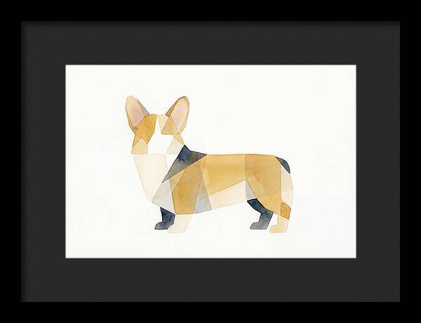 Corgi In Geometric Harmony