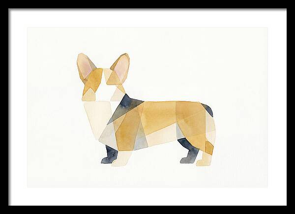 Corgi In Geometric Harmony