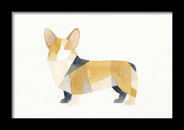 Corgi In Geometric Harmony