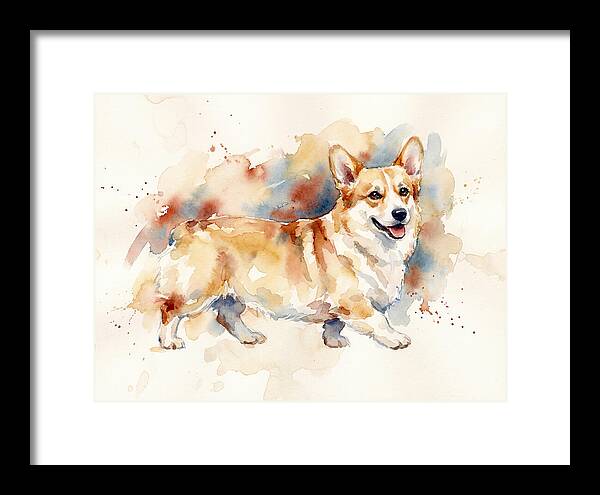 Corgi In Watercolor Bliss