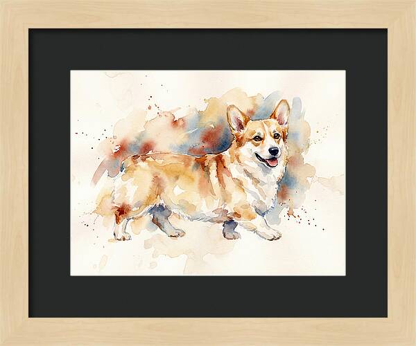 Corgi In Watercolor Bliss