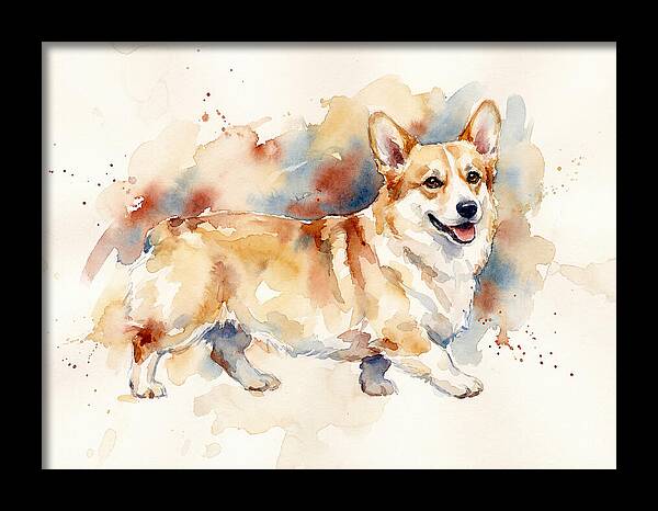 Corgi In Watercolor Bliss