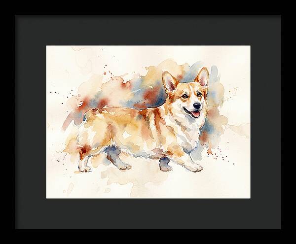 Corgi In Watercolor Bliss