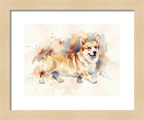 Corgi In Watercolor Bliss