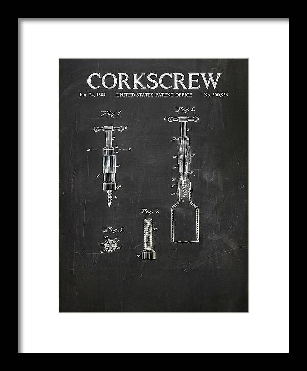 Corkscrew Chalkboard Patent Us300936a
