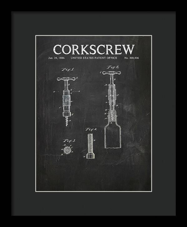 Corkscrew Chalkboard Patent Us300936a