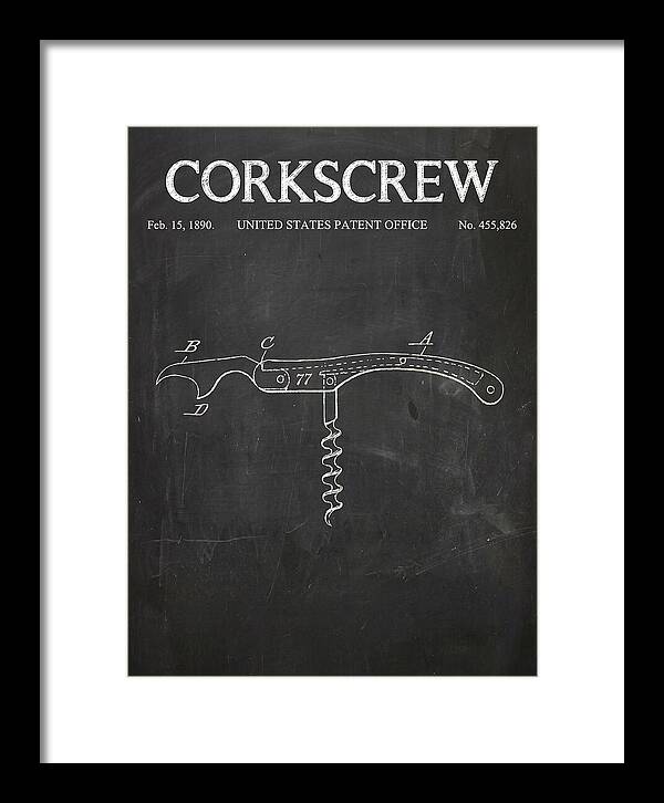 Corkscrew Chalkboard Patent Us455826a