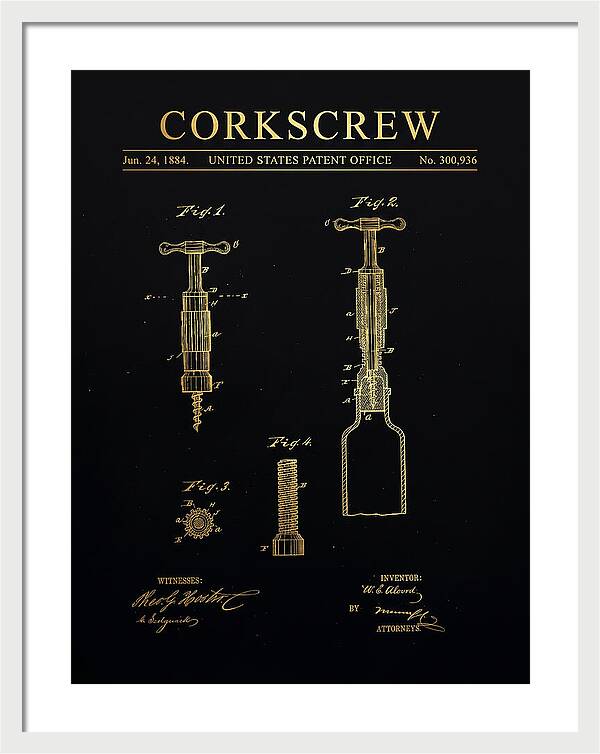 Corkscrew Gold Patent Us300936a