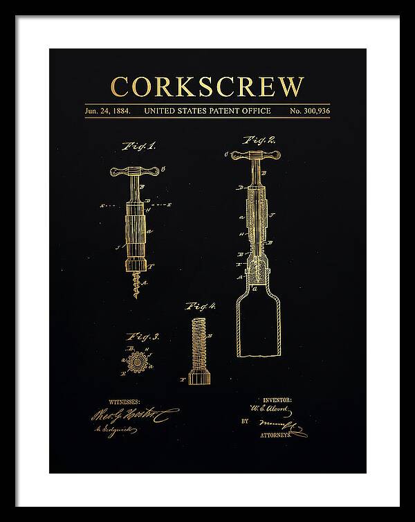 Corkscrew Gold Patent Us300936a