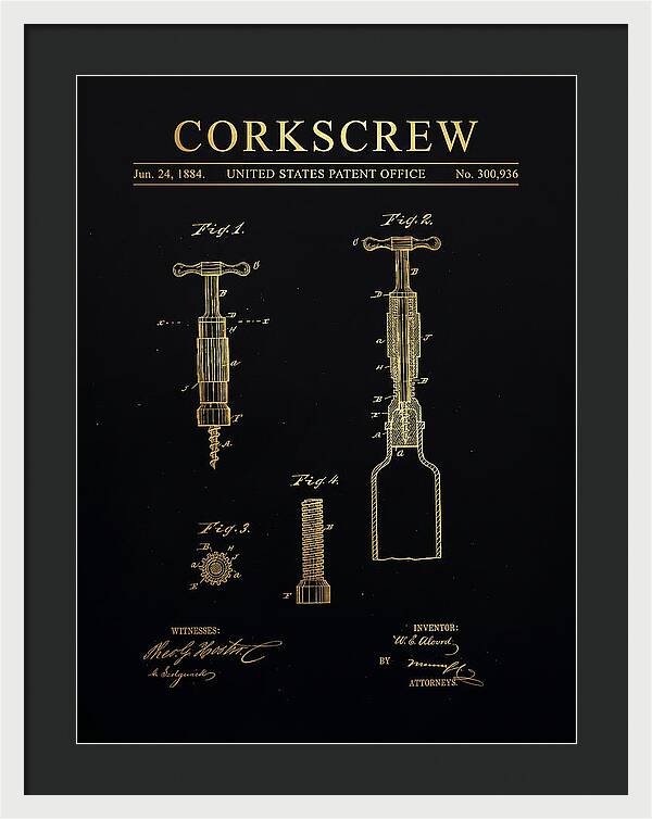 Corkscrew Gold Patent Us300936a