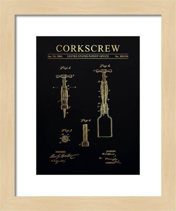 Corkscrew Gold Patent Us300936a