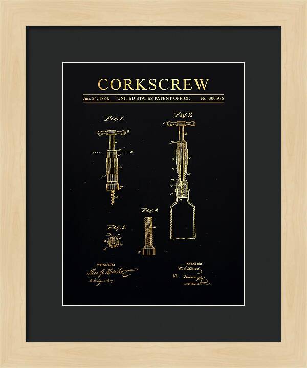 Corkscrew Gold Patent Us300936a