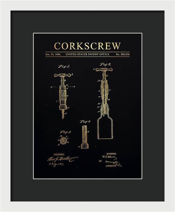 Corkscrew Gold Patent Us300936a