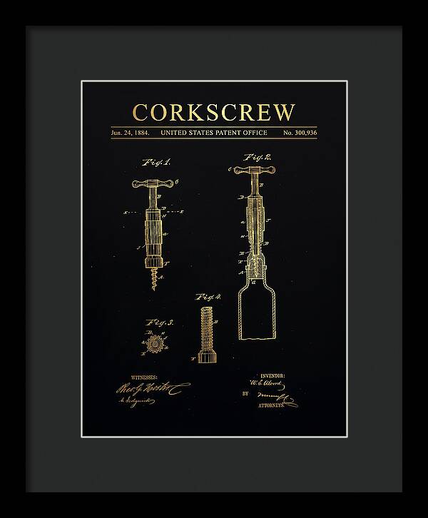 Corkscrew Gold Patent Us300936a
