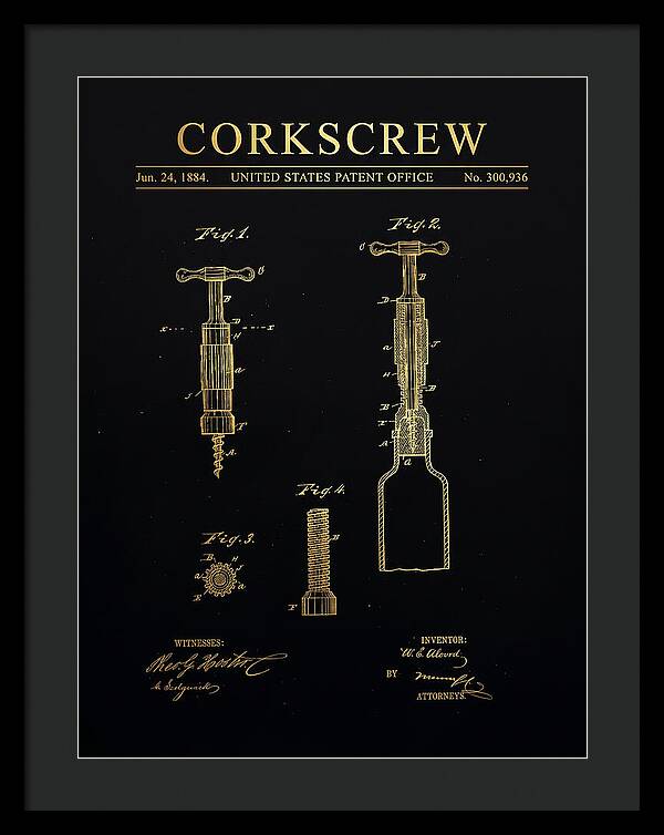 Corkscrew Gold Patent Us300936a