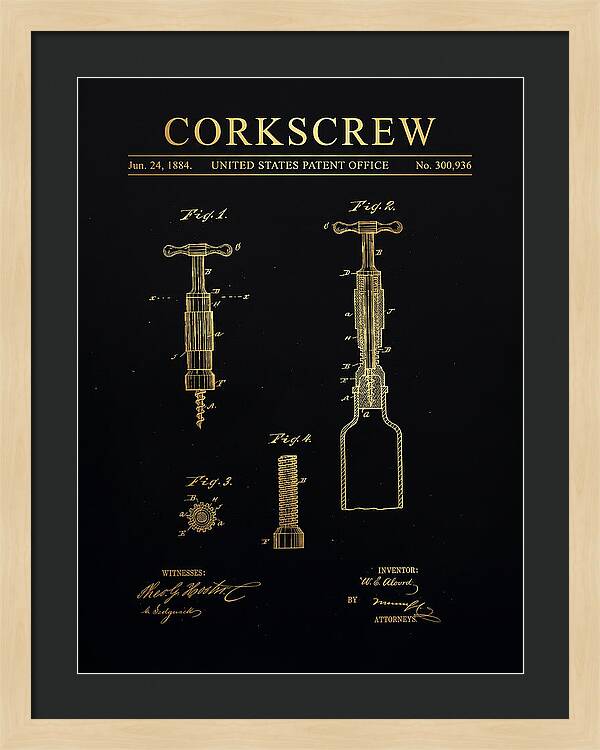 Corkscrew Gold Patent Us300936a