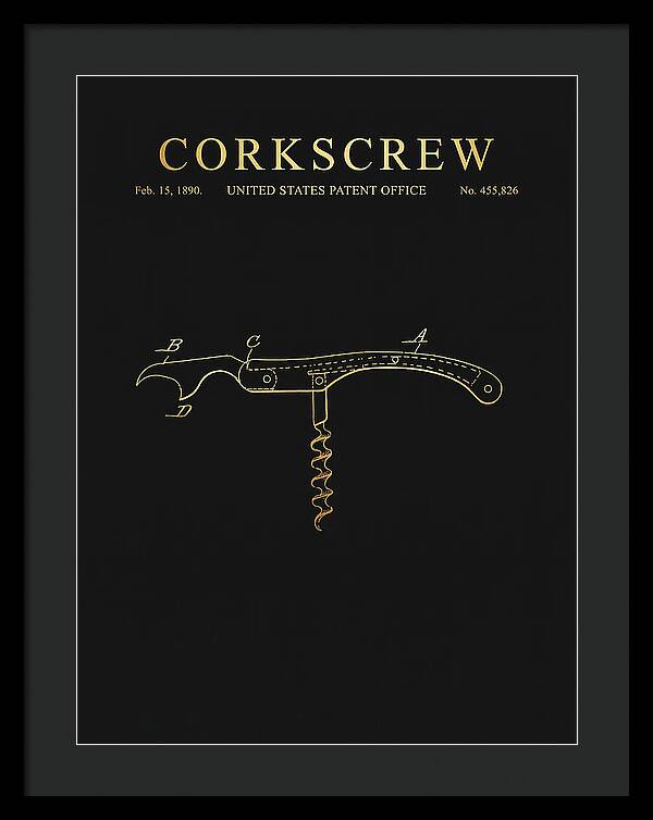 Corkscrew Gold Patent Us455826a