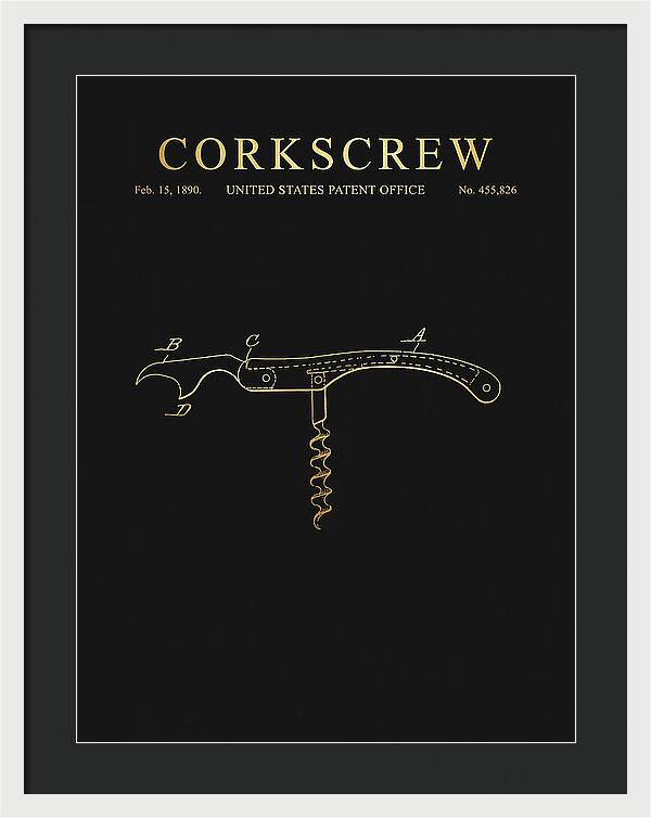 Corkscrew Gold Patent Us455826a