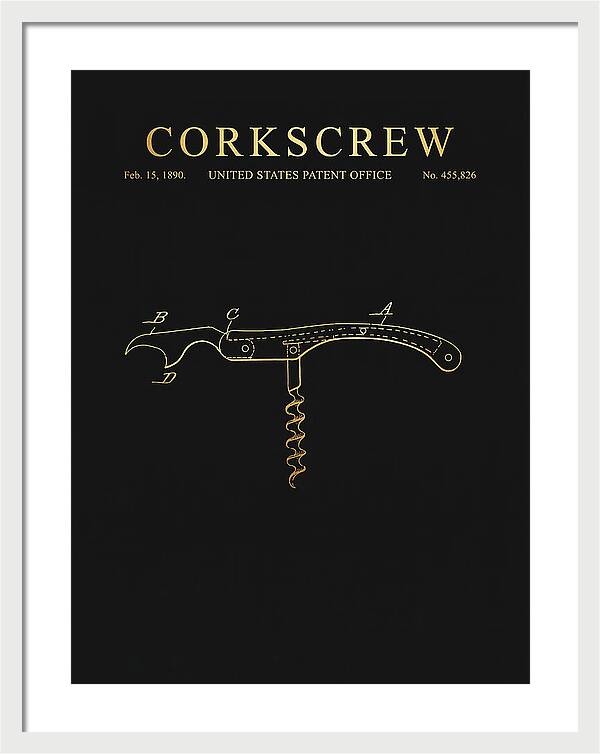 Corkscrew Gold Patent Us455826a