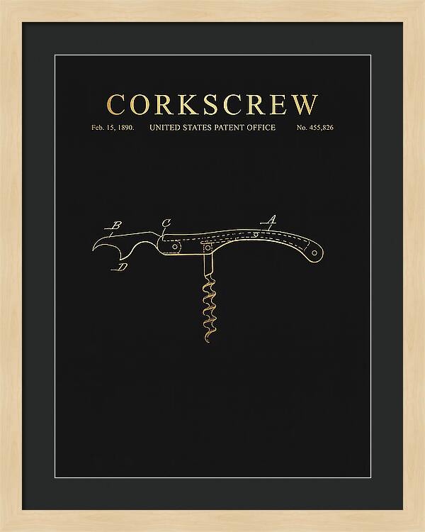 Corkscrew Gold Patent Us455826a