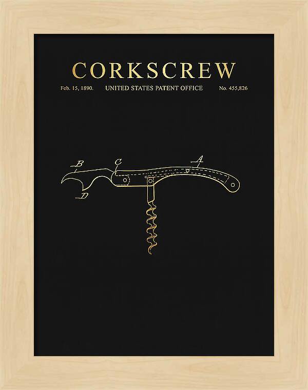 Corkscrew Gold Patent Us455826a