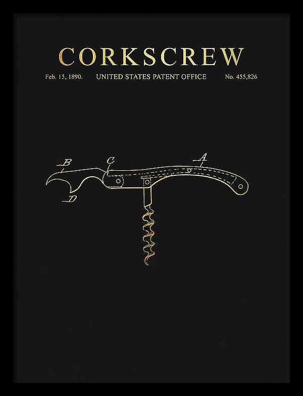 Corkscrew Gold Patent Us455826a