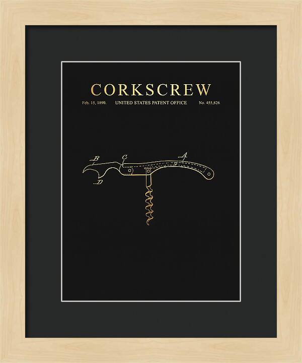 Corkscrew Gold Patent Us455826a