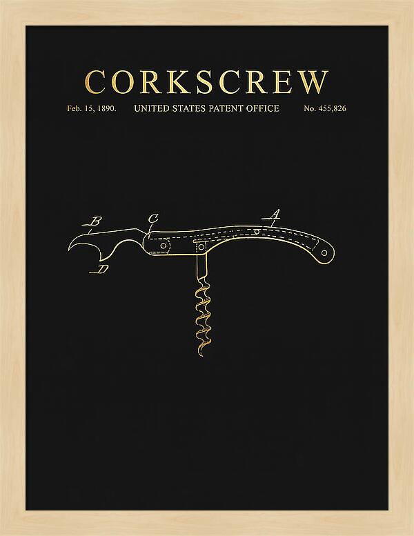 Corkscrew Gold Patent Us455826a