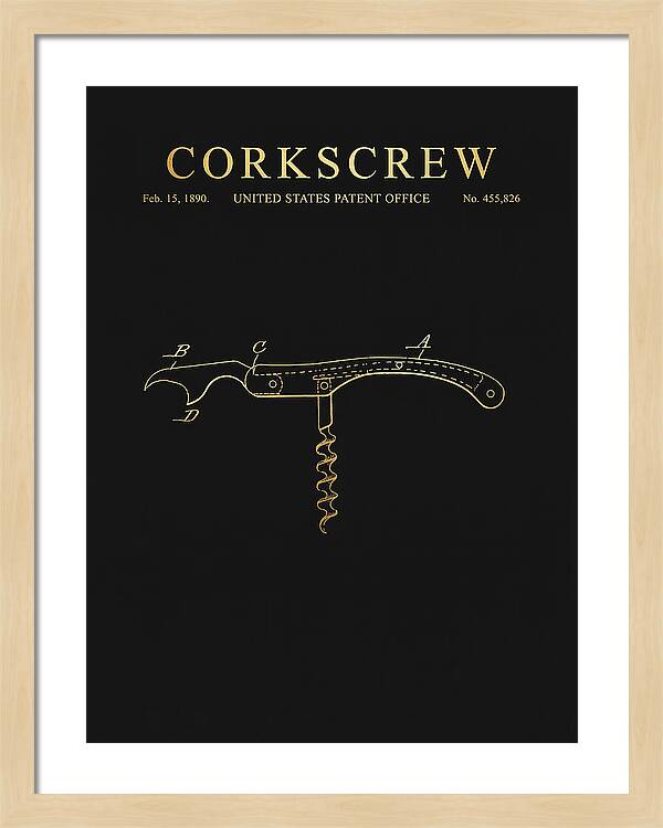 Corkscrew Gold Patent Us455826a