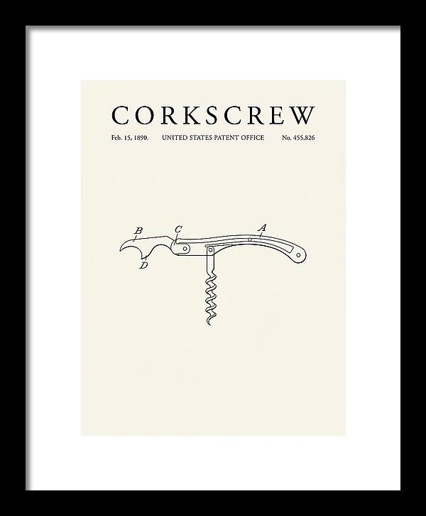 Corkscrew Minimalist Patent Us455826a
