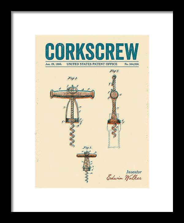 Corkscrew Retro Patent Us344556a