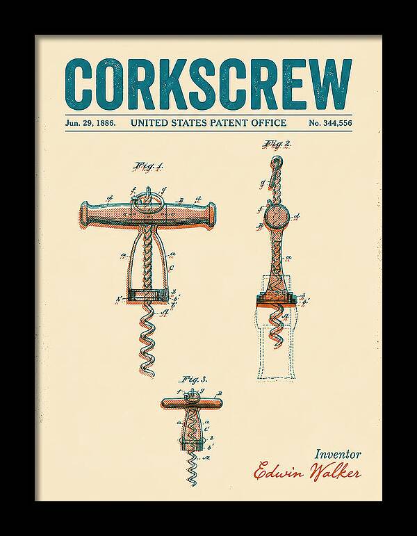 Corkscrew Retro Patent Us344556a