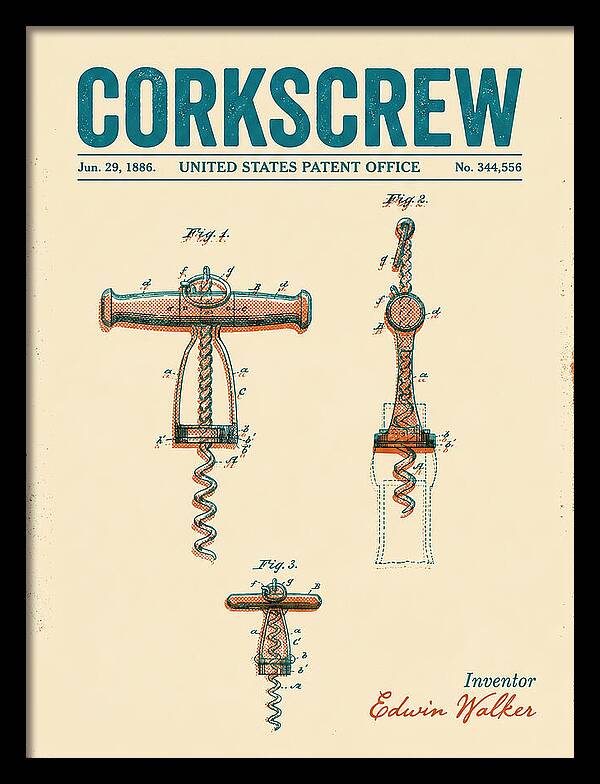 Corkscrew Retro Patent Us344556a