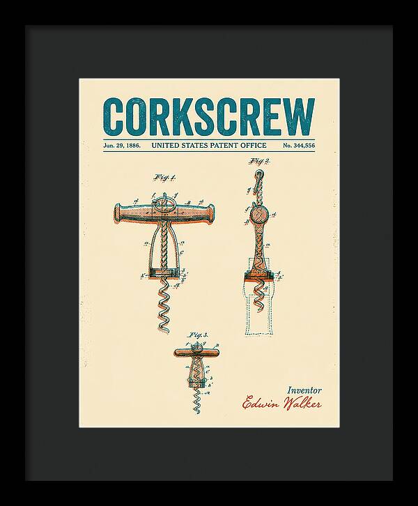Corkscrew Retro Patent Us344556a