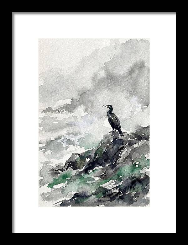 Cormorant By The Shore